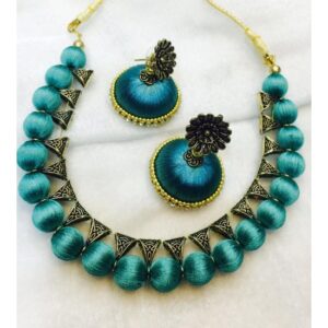 Green Thread Necklace