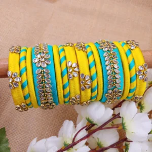 Yellow Thread Bangles